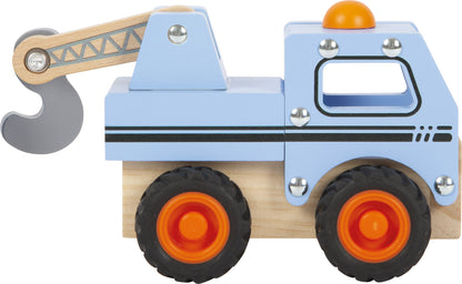 Abschleppwagen-Fahrzeug aus Holz von Small Foot zum Spielen für Kinder