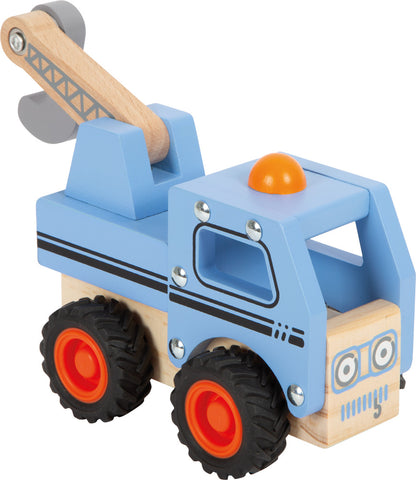 Abschleppwagen-Fahrzeug aus Holz von Small Foot zum Spielen für Kinder