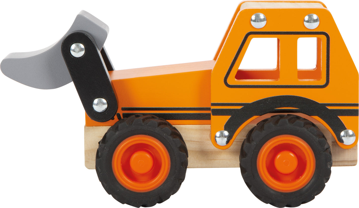 Bagger aus Holz von Small Foot zum Spielen für Kinder