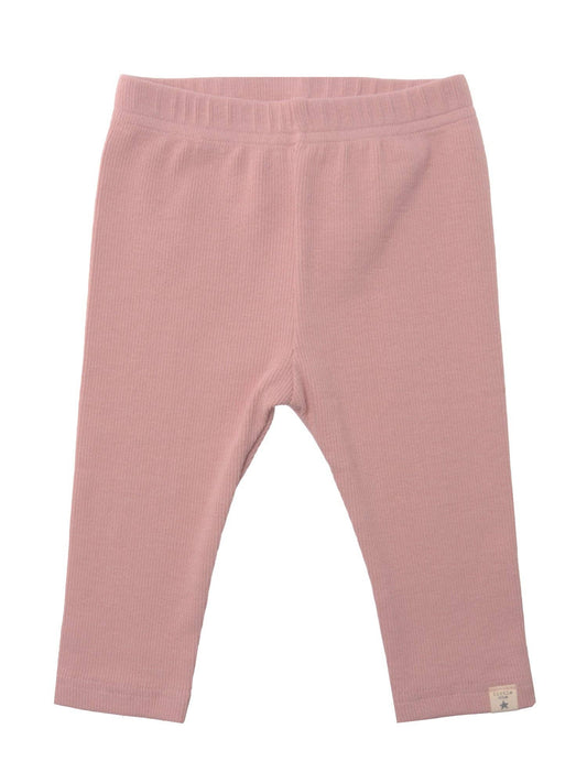 Rosa Babyleggins mit Rippstruktur von Liliput (Größe 50-92)