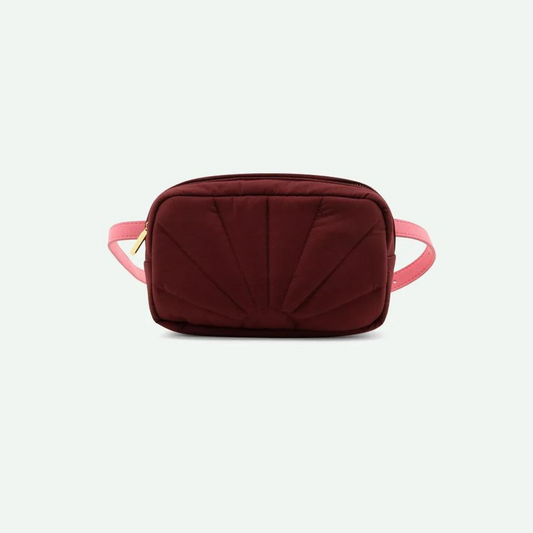 Dunkelrote Bauchtasche "Vin Rouge" von Sticky Sis