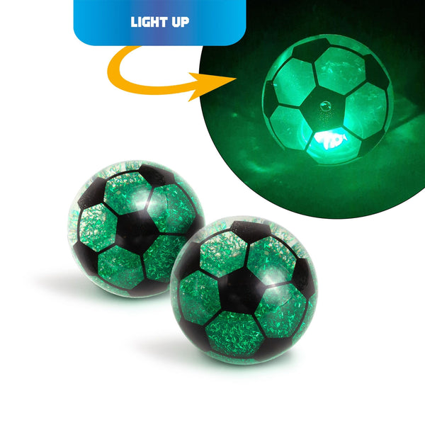 Light & Jump Fussball Flummi mit Lichteffekten