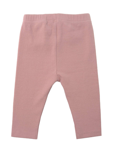 Rosa Babyleggins mit Rippstruktur von Liliput (Größe 50-92)