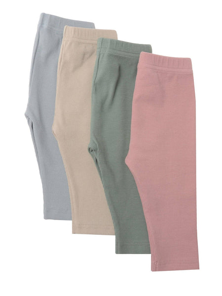 Salbeigrüne Babyleggings mit Rippstruktur von Liliput (Größe 56-92)