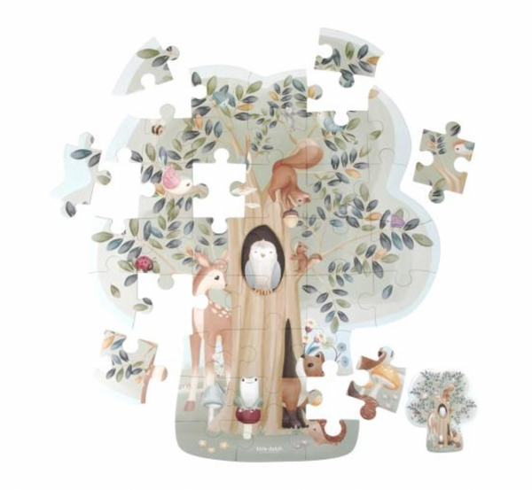 XL Bodenpuzzle "Forest Friends" von Little Dutch für Kinder ab 4 Jahren