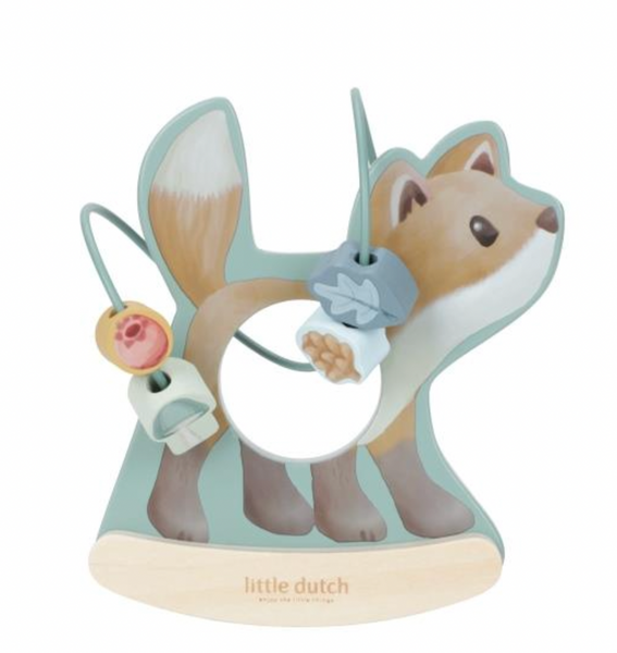 Schaukeltier "Fuchs" - Motorikschleife aus der Forest Friends Kollektion von Little Dutch