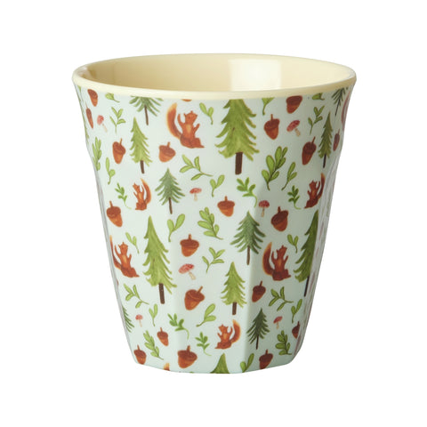 Becher "Happy Forest" mit Wald-Motiv von Rice, Medium