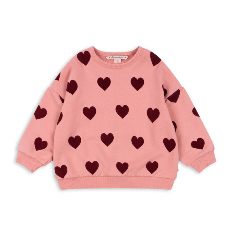 Lou Pullover "Coeur" mit Herz-Motiv von Konges Slojd