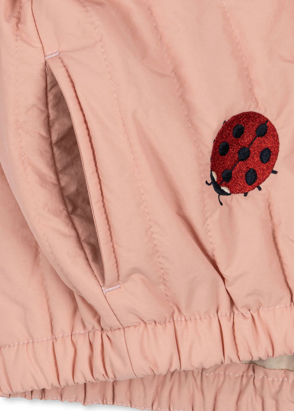 Juno Bomber Jacke mit Marienkäfer-Motiv "Mellow Rose"