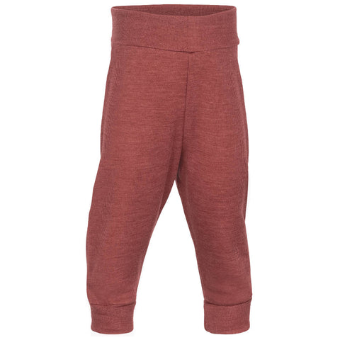 Lange Babyhose "Kupfer" aus Wolle/Seide, verschiedene Größen