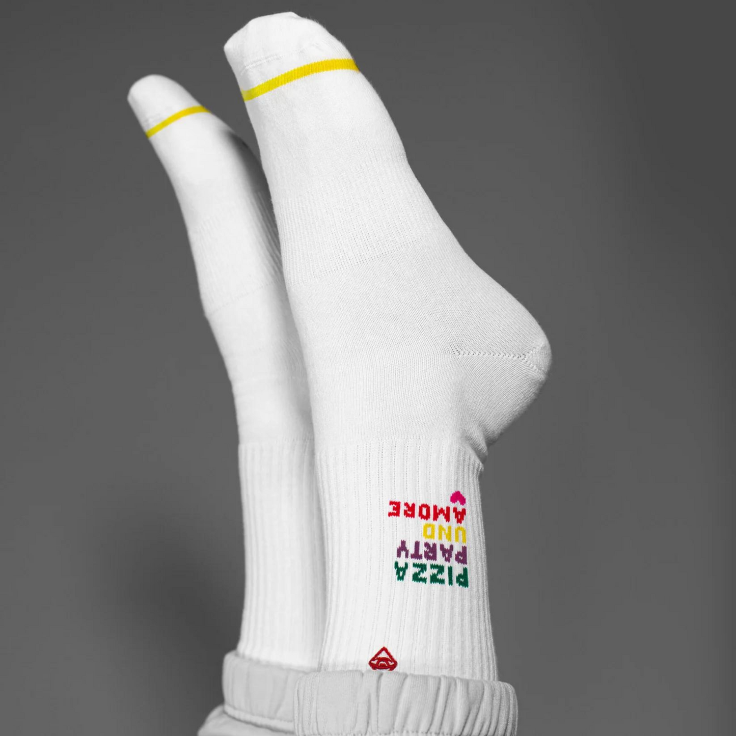 Pizza, Party und Amore - Tennissocken für Frauen und Männer