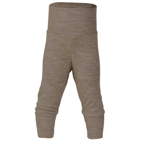 Lange Babyhose "Walnuss" aus Wolle/Seide, verschiedene Größen