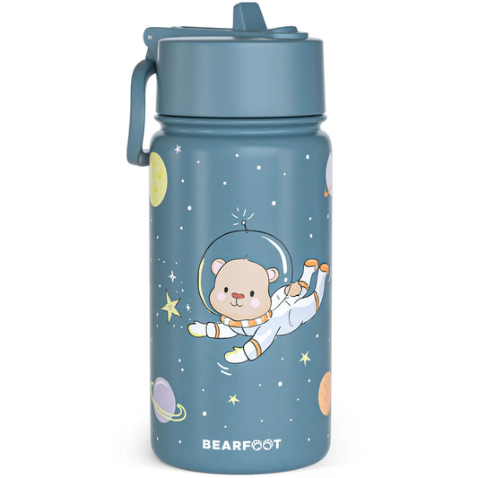 Thermo-Trinkflasche mit Astronaut-Motiv für Kinder