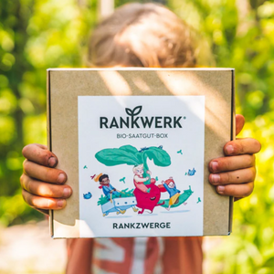 Saatgut-Box "Rankzwerge" für Kinder (Bio)