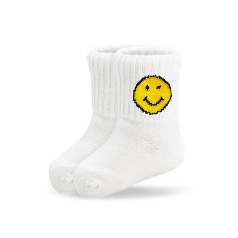 Socken mit Smiley für Babys und Kinder bis Größe 34