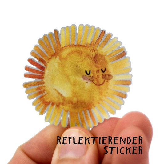 Reflektierende Sticker "Sonne", 3er Set