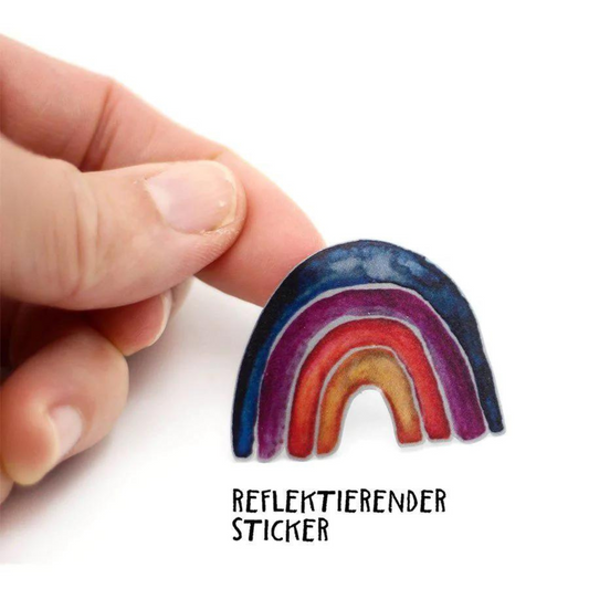 Reflektierende Sticker "Regenbogen", 3er Set