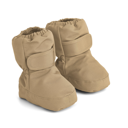 Wetterfeste Babyschuhe für Kinder von 0-3 Monaten, beige