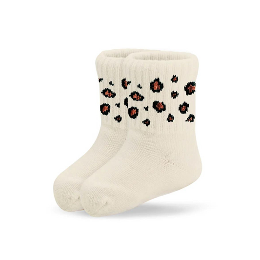 Socken mit Leopardenmotiv für Babys und Kinder bis Größe 34