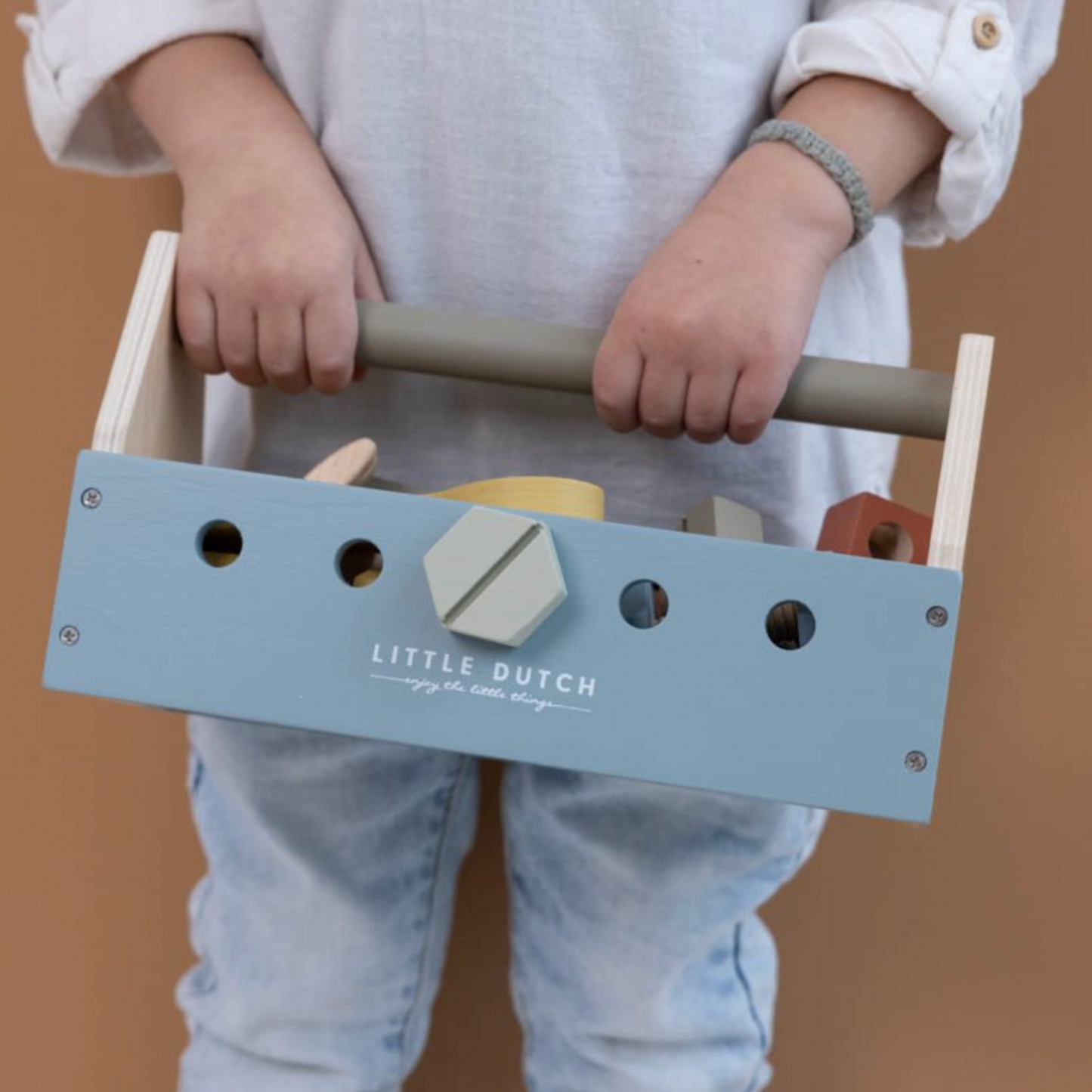 Werkzeugkoffer aus Holz für Kinder von Little Dutch