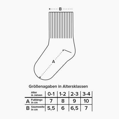 Socken mit Leopardenmotiv für Babys und Kinder bis Größe 34