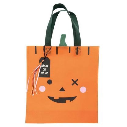 Kürbis-Tasche zum Süßigkeiten Sammeln für Halloween